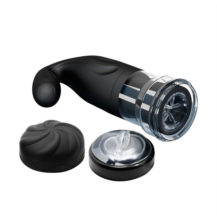 Pretty Love Masturbator Breton Black - BM-00900T45 - Teknashop Ltd