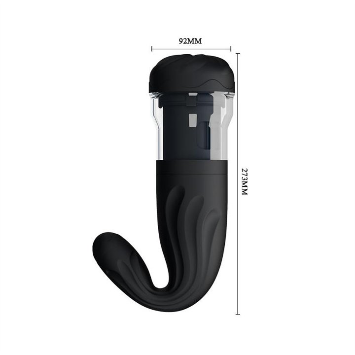 Pretty Love Masturbator Breton Black - BM-00900T45 - Teknashop Ltd