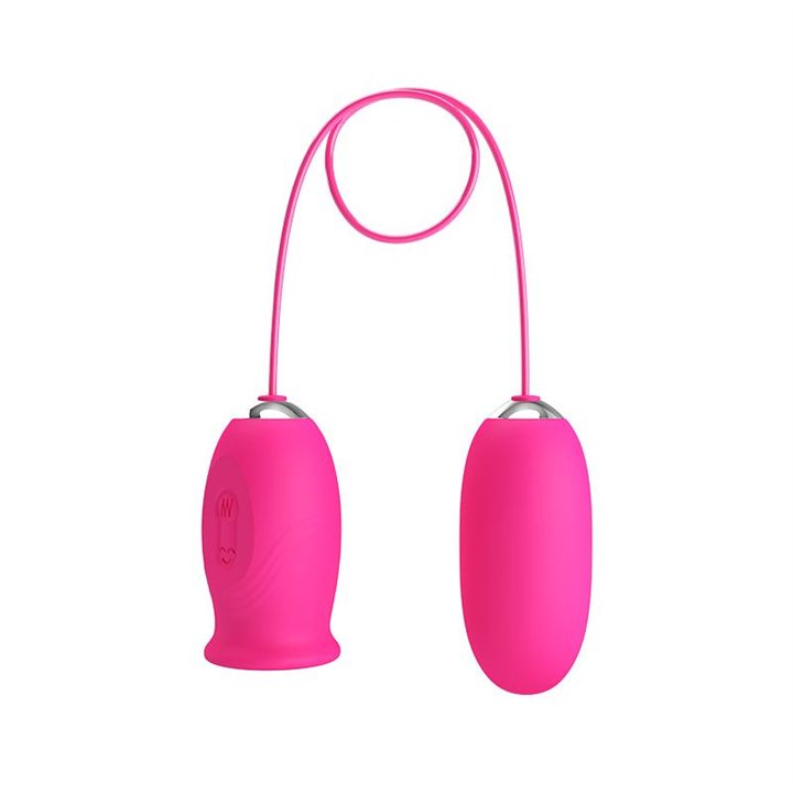 Daisy Vibrating Egg with Licking Tongue Pink - BI-014749-1 - Teknashop Ltd