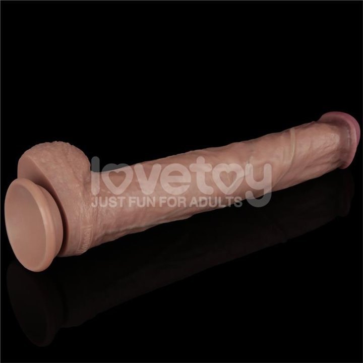 Dual Layered Bendable Dildo XXL 14,5 - LO-LV411301 - Teknashop Ltd