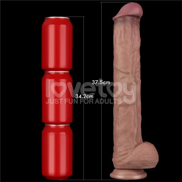Dual Layered Bendable Dildo XXL 14,5 - LO-LV411301 - Teknashop Ltd