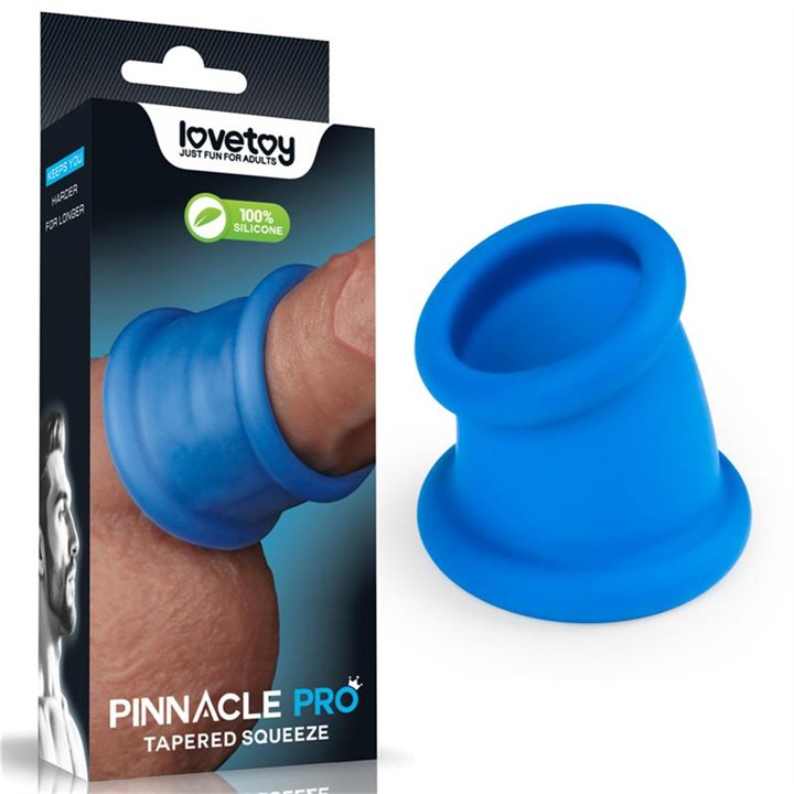 Pinnacle Pro Tapered Squeeze Stretcher Penis Ring - LO-LV443013 - Teknashop Ltd