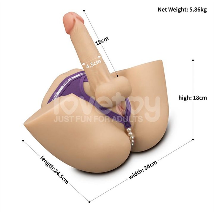 Streetgirls 17 Masturbator with Bendable Dildo - LO-LV352074 - Teknashop Ltd