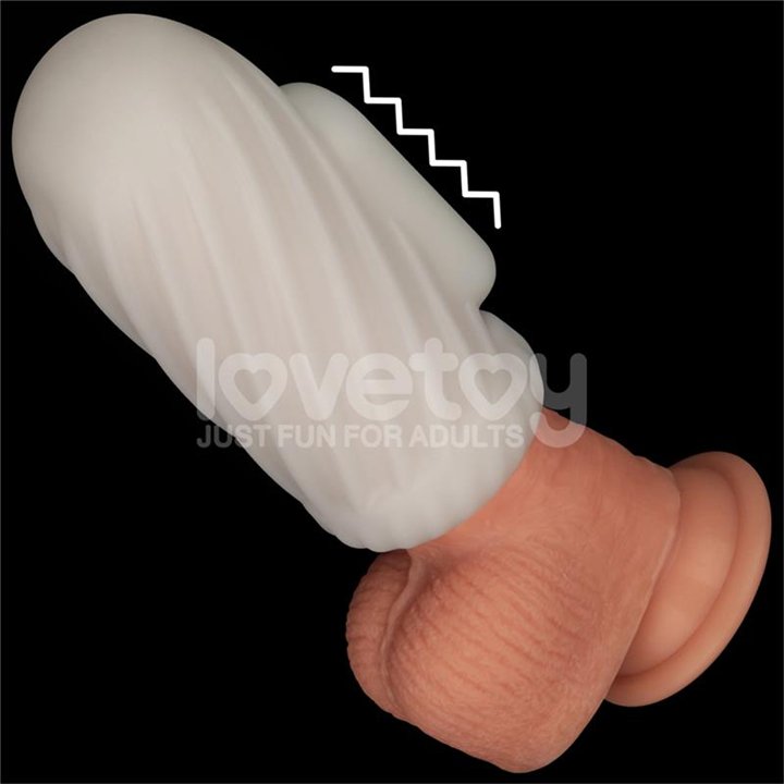 Knights Ring Vibrating Dual Purpose Sleeve - LO-LV314111 - Teknashop Ltd