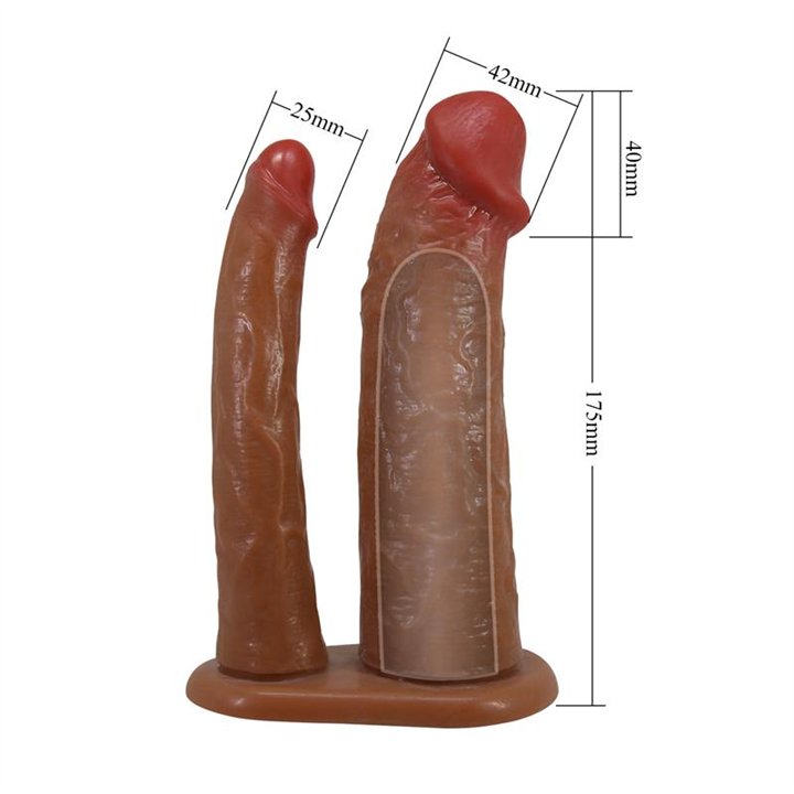 Keaven StrapOn with Hollow Double Dildo - BW-022106 - Teknashop Ltd