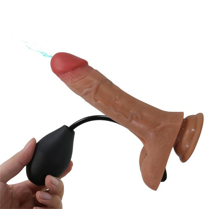 Oher Stra-On with Vibration and Squirt Dildo - BW-022103P - Teknashop Ltd