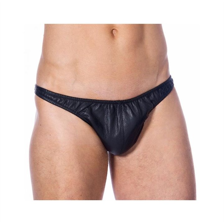 Leather Briefs Black - R7322.1 - Teknashop Ltd