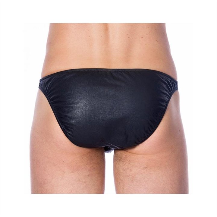 Leather Briefs Black - R7322.1 - Teknashop Ltd