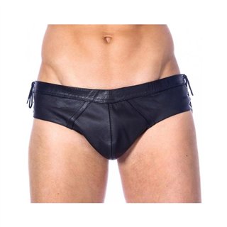 Leather Briefs Adjustable Black - R7326.4 - Teknashop Ltd