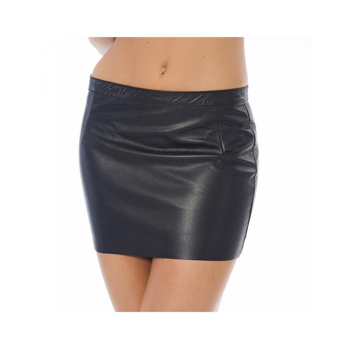 Leather Mini Skirt with Zipper - R7180.40 - Teknashop Ltd