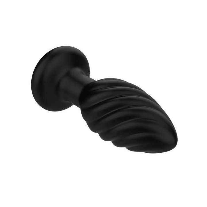 Spiral Mellow Butt Plug with Vibration and Remote - CN-841429689 - Teknashop Ltd