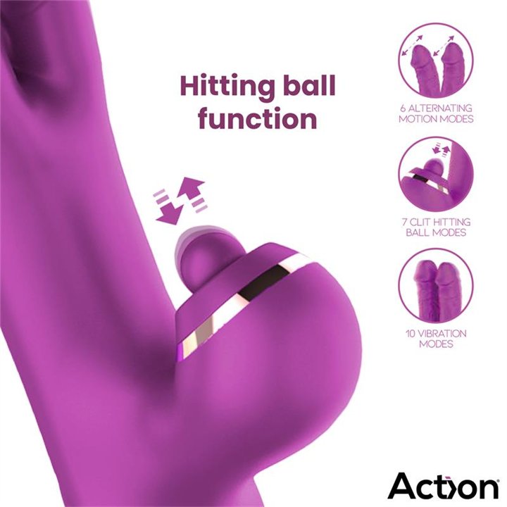 Nico Vibe with Clit Hitting Ball and Alternating Dildos - AC-673 - Teknashop Ltd