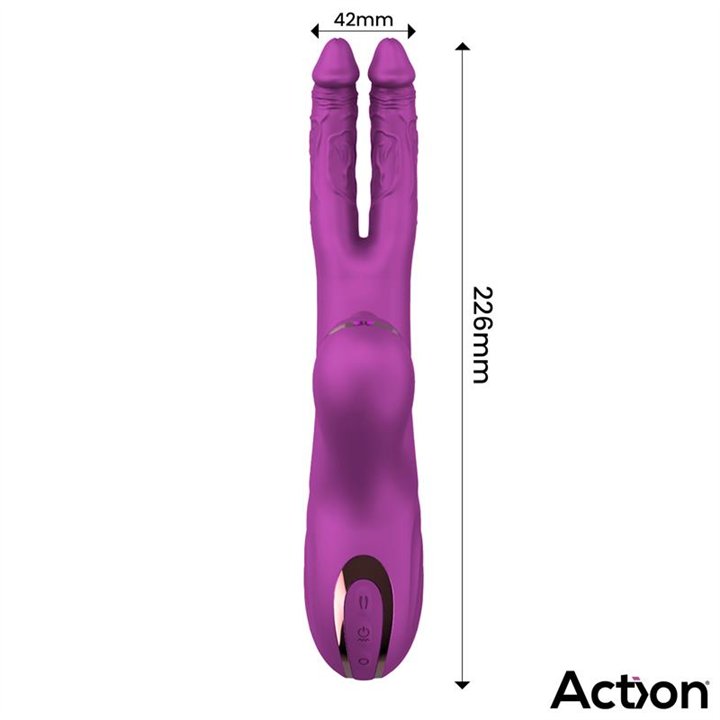 Nico Vibe with Clit Hitting Ball and Alternating Dildos - AC-673 - Teknashop Ltd