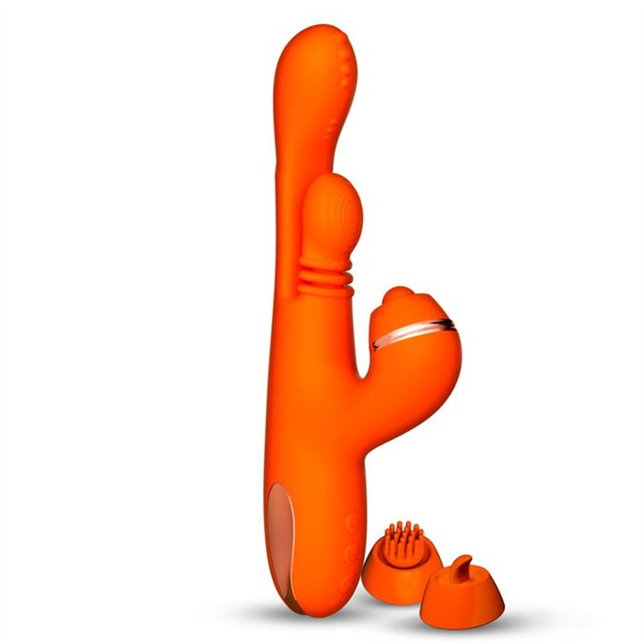 Ethan Vibrator 360º G-spot Massage with Multifunction Caps - IN-509 - Teknashop Ltd