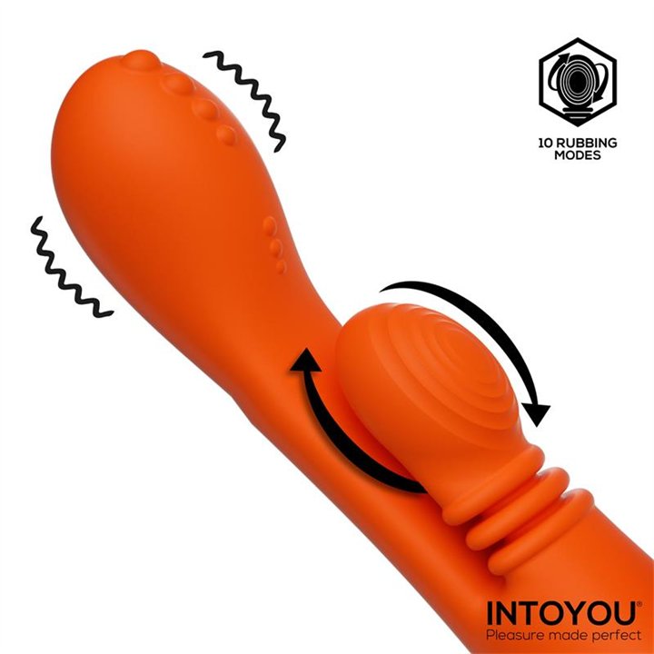 Ethan Vibrator 360º G-spot Massage with Multifunction Caps - IN-509 - Teknashop Ltd