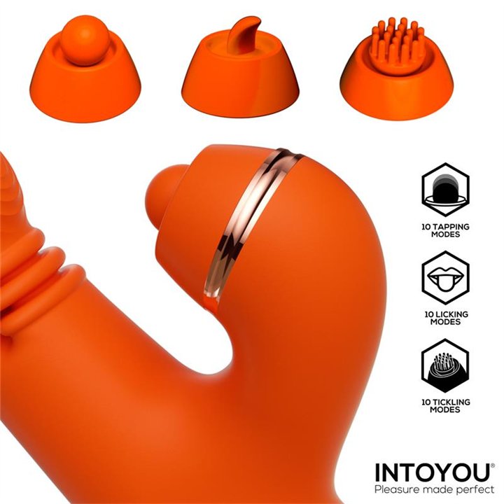 Ethan Vibrator 360º G-spot Massage with Multifunction Caps - IN-509 - Teknashop Ltd