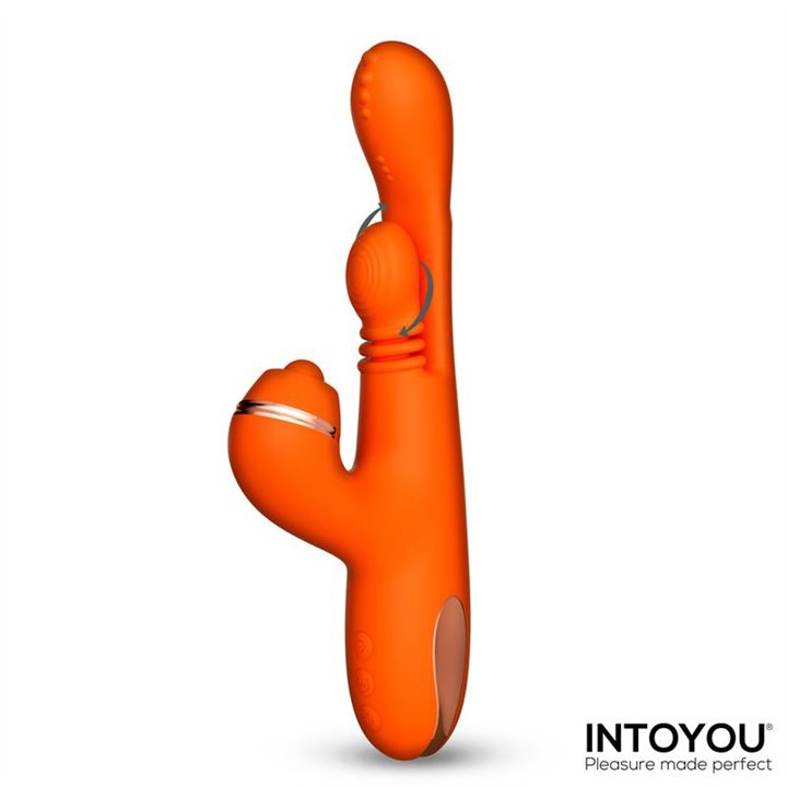 Ethan Vibrator 360º G-spot Massage with Multifunction Caps - IN-509 - Teknashop Ltd
