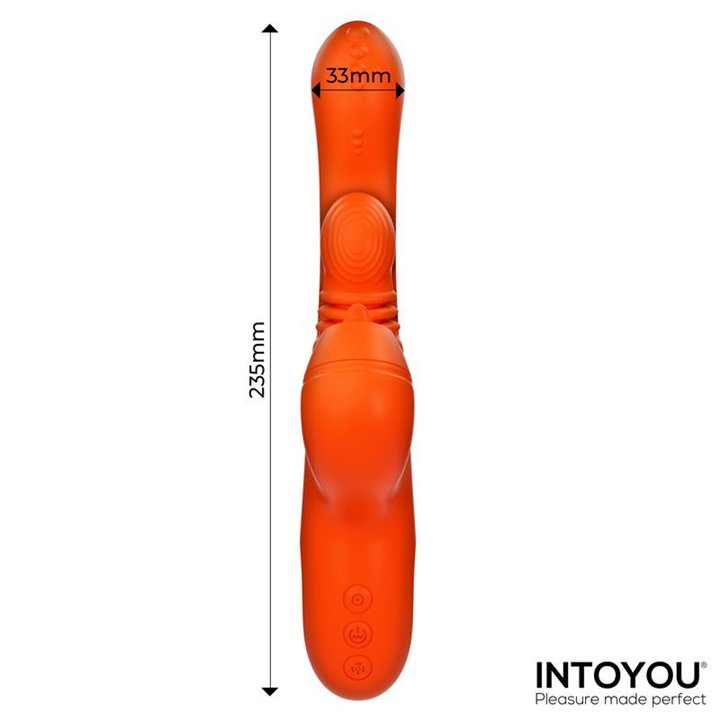 Ethan Vibrator 360º G-spot Massage with Multifunction Caps - IN-509 - Teknashop Ltd