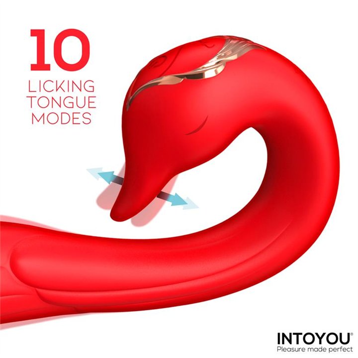 Swana Vibrator Licking Tongue with Angle Adjustable - IN-670 - Teknashop Ltd