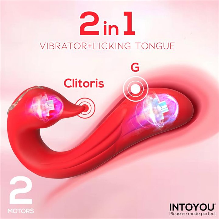 Swana Vibrator Licking Tongue with Angle Adjustable - IN-670 - Teknashop Ltd