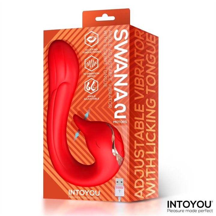 Swana Vibrator Licking Tongue with Angle Adjustable - IN-670 - Teknashop Ltd