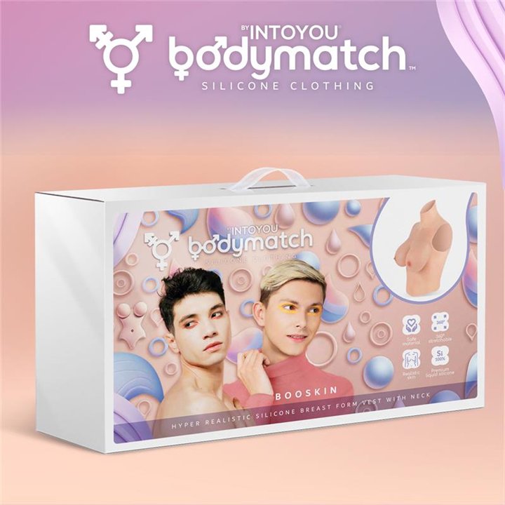 Booskin Realistic Breast Form E Cup Liquid Silicone - BM-648 - Teknashop Ltd