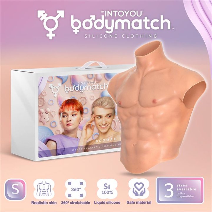 Boomax Hyper Realistic Muscle Suit Liquid Silicone Size S - BM-644 - Teknashop Ltd
