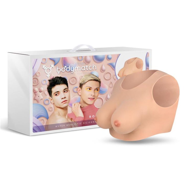 Bowie Realistic Breast Form Liquid Silicone C Cup - BM-653 - Teknashop Ltd