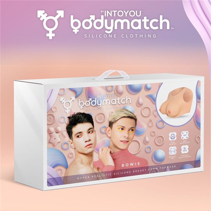 Bowie Realistic Breast Form Liquid Silicone C Cup - BM-653 - Teknashop Ltd