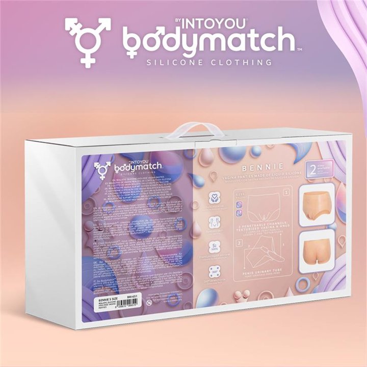 Bennie Realistic Vagina and Anus Panties Liquid Silicone Size S - BM-651 - Teknashop Ltd