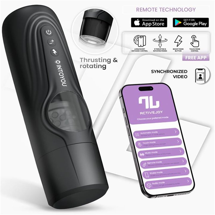 Egor Thrusting and Rotating Male Masturbator with App - IN-667 - Teknashop Ltd