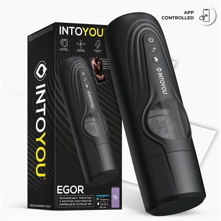 Egor Thrusting and Rotating Male Masturbator with App - IN-667 - Teknashop Ltd