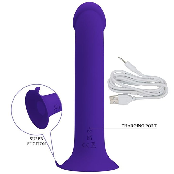 Murray Youth Dildo with Vibration and Pulsation - BI-014952L - Teknashop Ltd