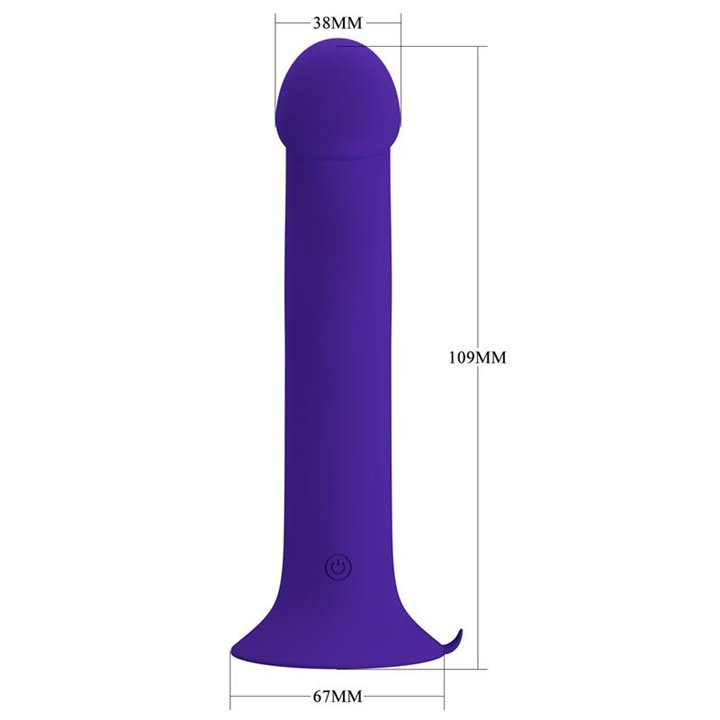 Murray Youth Dildo with Vibration and Pulsation - BI-014952L - Teknashop Ltd