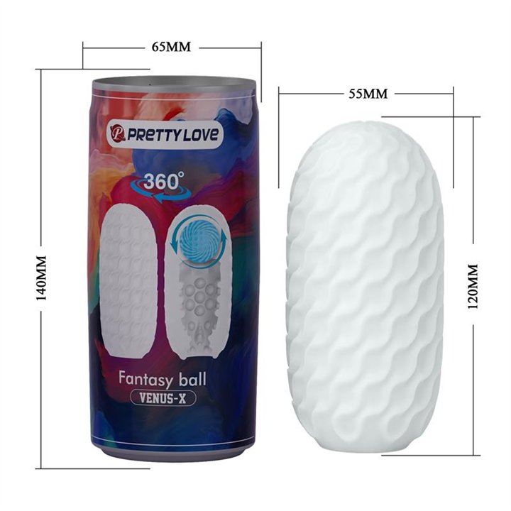 Venus-X Fantasy Ball Male Masturbator - BM-00900T89-2Q - Teknashop Ltd