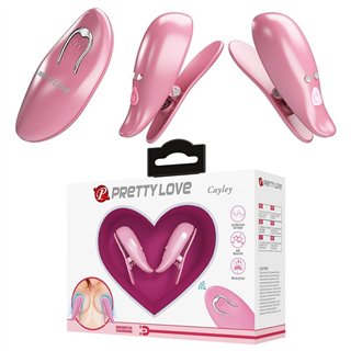 Cailey Nipple Clamps with Vibration and Remote - BI-300036W - Teknashop Ltd