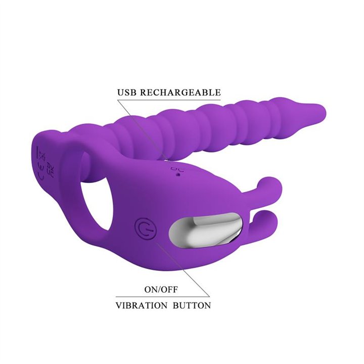 Blackney Vibrating Penir Ring - BI-210327-1 - Teknashop Ltd