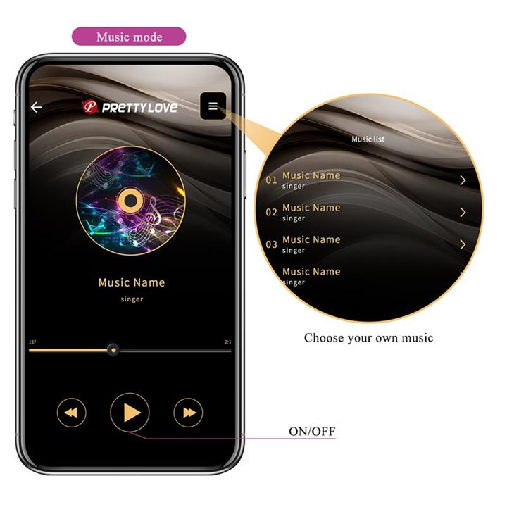 Catalina Vibrating Egg with APP Pink - BI-014935HP - Teknashop Ltd