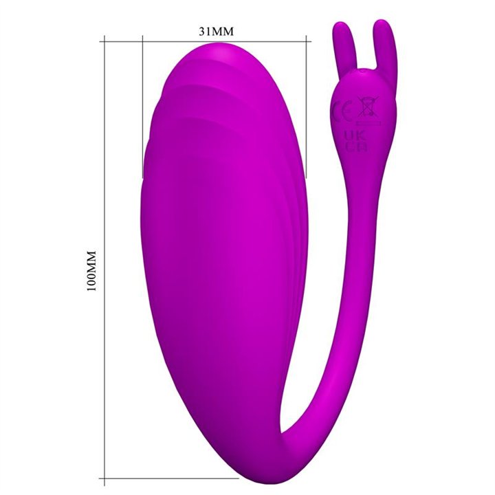 Catalina Vibrating Egg with APP Pink - BI-014935HP - Teknashop Ltd