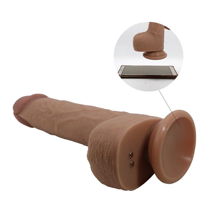 Tommy Realistic Dildo WITH Vibration and Thrusting with Remote - BW-008113W - Teknashop Ltd