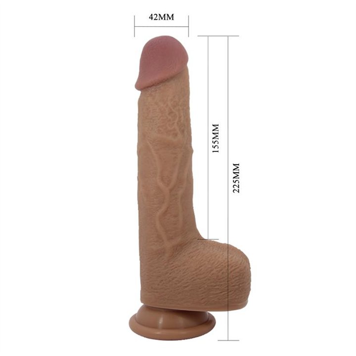 Tommy Realistic Dildo WITH Vibration and Thrusting with Remote - BW-008113W - Teknashop Ltd