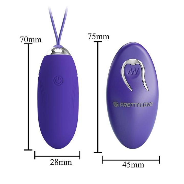 Jenny Youth Egg Vibrator with Remote - BI-014362W-9L - Teknashop Ltd