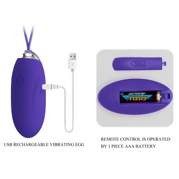 Jenny Youth Egg Vibrator with Remote - BI-014362W-9L - Teknashop Ltd