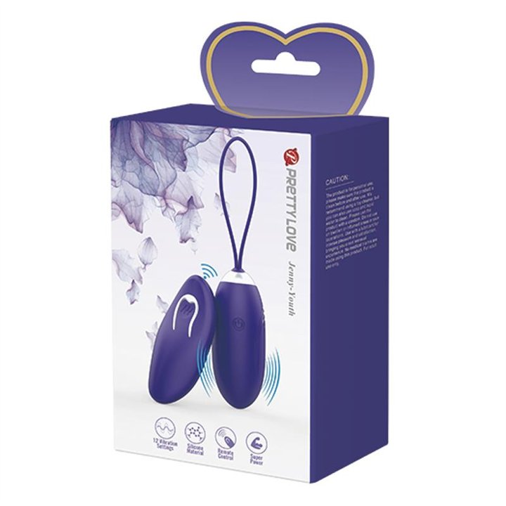 Jenny Youth Egg Vibrator with Remote - BI-014362W-9L - Teknashop Ltd
