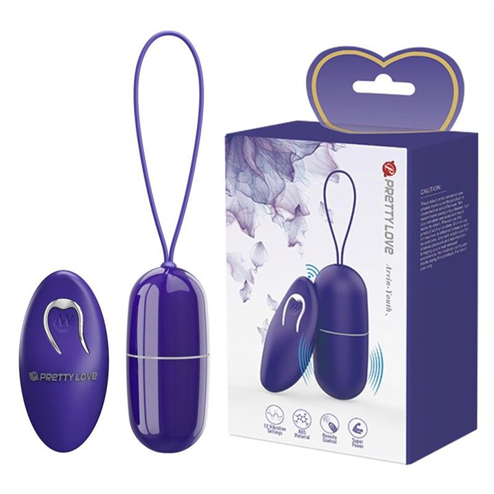 Arvin Youth Egg Vibrator with Remote - BI-014374WL - Teknashop Ltd
