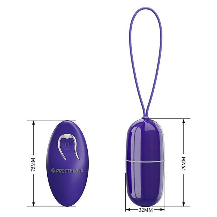 Arvin Youth Egg Vibrator with Remote - BI-014374WL - Teknashop Ltd