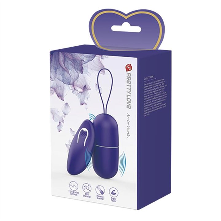 Arvin Youth Egg Vibrator with Remote - BI-014374WL - Teknashop Ltd