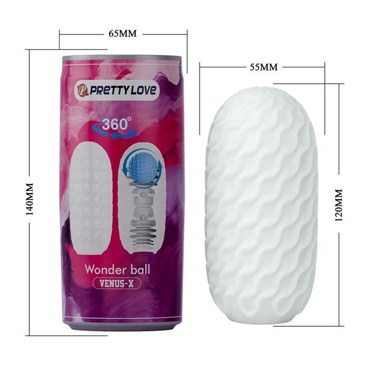 Venus-X Wonder Ball Male Masturbator - BM-00900T89-3Q - Teknashop Ltd