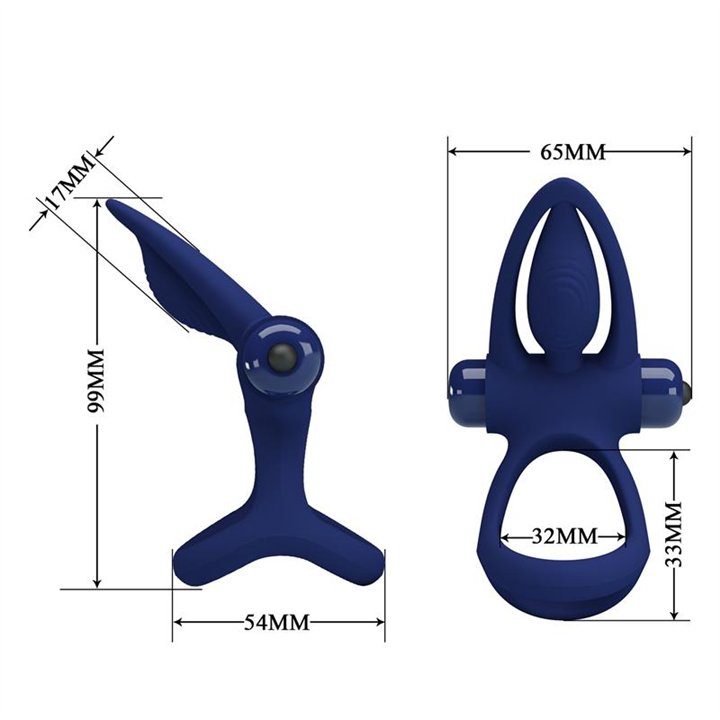 Vibrating Penis Ring - BI-210306-3 - Teknashop Ltd