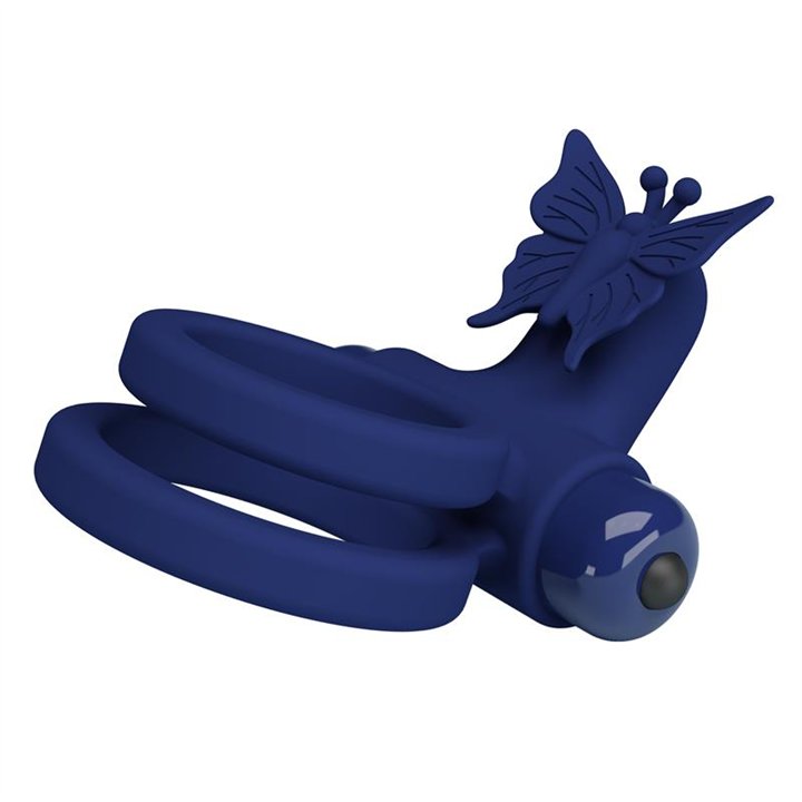 Vibrating Double Penis Ring - BI-210296-3 - Teknashop Ltd